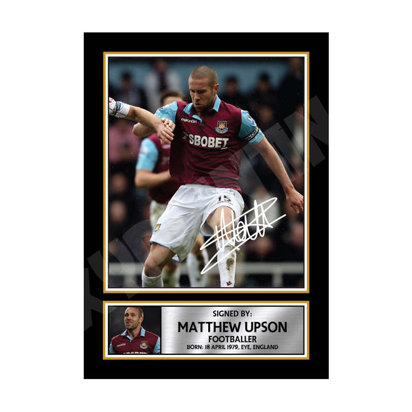 MATTHEW UPSON 2 Football Player Printed Signature Print