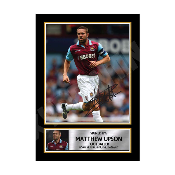 MATTHEW UPSON (1) Football Player Printed Signature Print