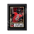 MATT RYAN 2 - 1 Limited Edition Football Signed Print - American Footballer