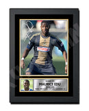 MAURICE EDU 2 Limited Edition Football Player Signed Print - Football