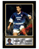 MAURICIO TARICCO Limited Edition Football Player Signed Print - Football