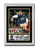 MAURICIO TARICCO 2 Limited Edition Football Player Signed Print - Football