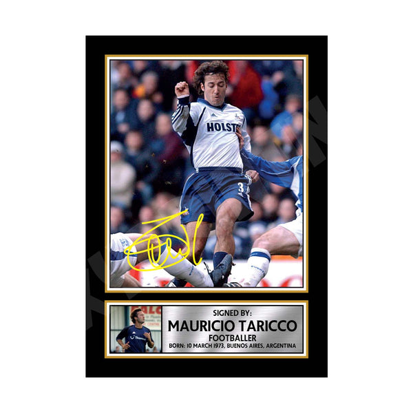 MAURICO TARICCO Football Player Printed Signature Print