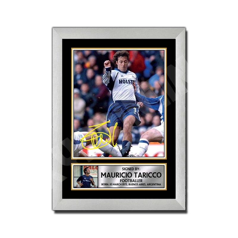 MAURICO TARICCO Limited Edition Football Player Signed Print - Football