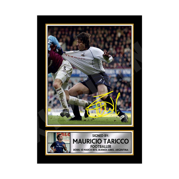 MAURICO TARICCO 2 Football Player Printed Signature Print