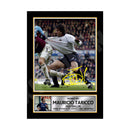 MAURICO TARICCO 2 Limited Edition Football Player Signed Print - Football