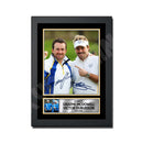 MCDOWELL + VICTOR DUBUISSON Limited Edition Golfer Signed Print - Golf
