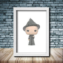 Personalised Mcgonagol Word Art Poster Print - Inspired By Pop Figures