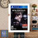 MEATAL GEAR SOLID GROUND ZEROES PS4 GAME INSPIRED THEME PS4 GAME INSPIRED THEME Retro Gaming Poster A4 A3 A2 Or A1