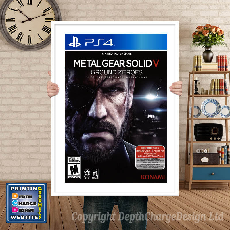 metal gear solid ps4 theme MEATAL GEAR SOLID GROUND ZEROES PS4 GAME INSPIRED THEME PS4 GAME INSPI