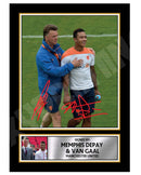 MEMPHIS DEPAY _ VAN GAAL 2 Limited Edition Football Player Signed Print - Football