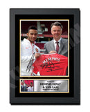 MEMPHIS DEPAY _ VAN GAAL (1) Limited Edition Football Player Signed Print - Football