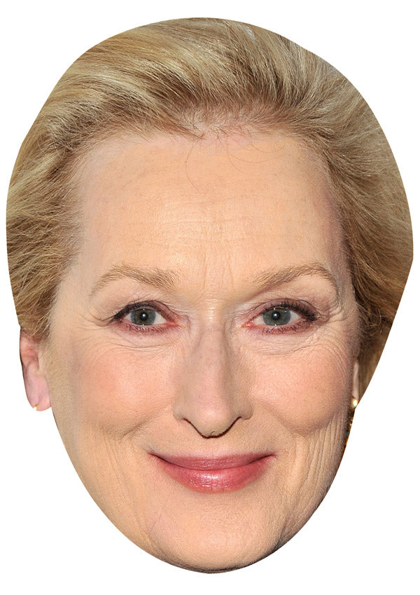 Meryl Streep Face Mask – Fancy Dress Cardboard Costume Mask