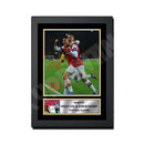 MESUT OZIL + AARON RAMSEY 2 Limited Edition Football Player Signed Print - Football