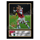 MESUT OZIL + AARON RAMSEY 2 Limited Edition Football Player Signed Print - Football