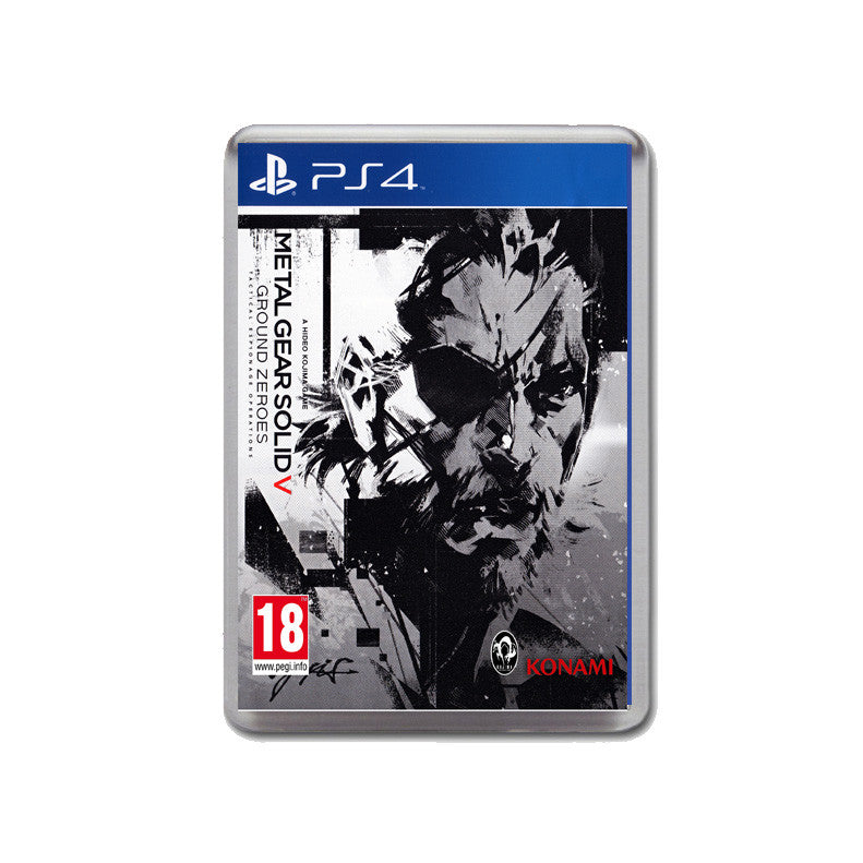 Metal Gear Solid 5 Ps4 Game Inspired Retro Gaming Magnet