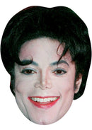 MICHAEL JACKSON 01 JB - Music Star Fancy Dress Cardboard Celebrity Party Face Mask