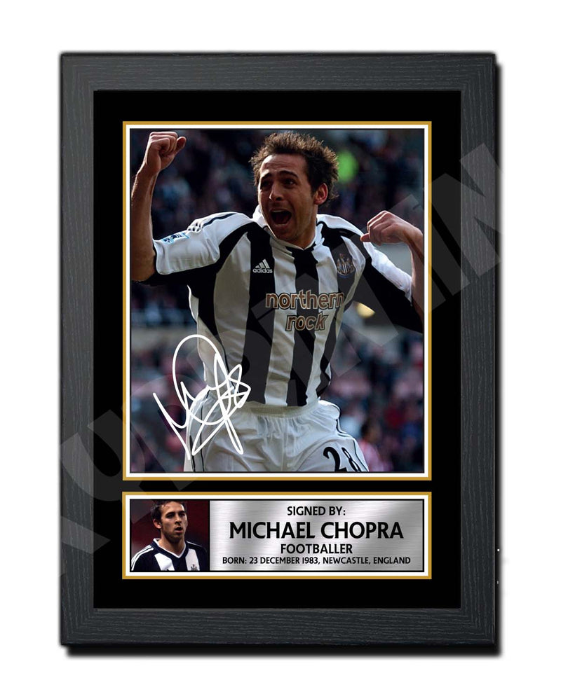 MICHAEL CHOPRA 2 Limited Edition Football Player Signed Print - Football