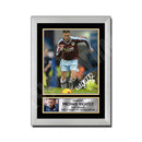 MICHAEL KIGHTLY - 1 Limited Edition Football Player Signed Print - Football