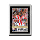MICHAEL KIGHTLY 2 - 1 Limited Edition Football Player Signed Print - Football