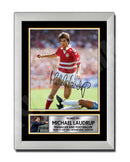 MICHAEL LAUDRUP Limited Edition Football Player Signed Print - Football