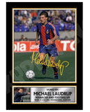 MICHAEL LAUDRUP 2 Limited Edition Football Player Signed Print - Football