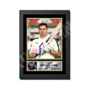 MICHAEL LUMB 2 Limited Edition Cricketer Signed Print - Cricket Player