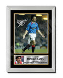 MICHAEL MOLS 1 Limited Edition Football Player Signed Print - Football