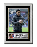MICHAEL MOLS 2 Limited Edition Football Player Signed Print - Football