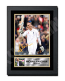 MICHAEL VAUGHAN Limited Edition Cricketer Signed Print - Cricket Player