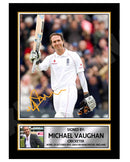 MICHAEL VAUGHAN Limited Edition Cricketer Signed Print - Cricket Player