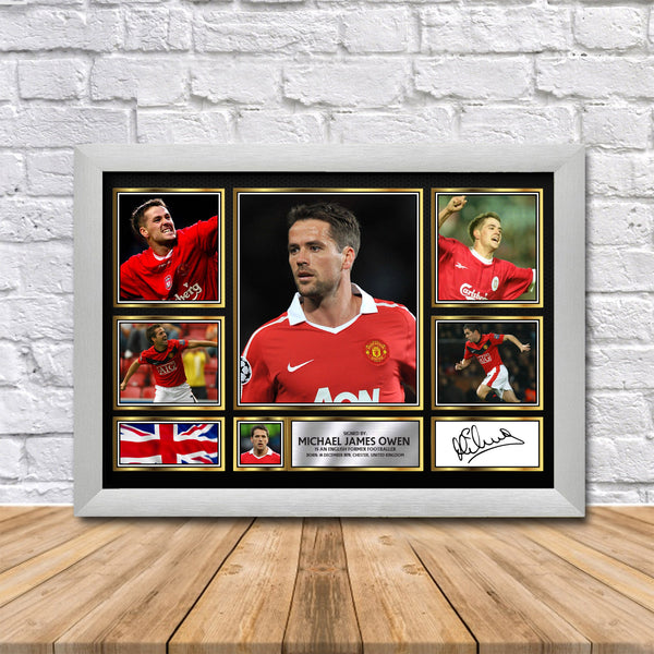 Michael James Owen Printed Signature Print