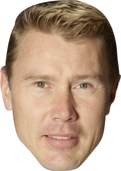 MIKA HAKKINEN Celebrity Face Mask Fancy Dress Cardboard Costume Mask Party Face Mask