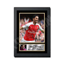 MIKEL ARTETA Limited Edition Football Player Signed Print - Football