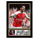 MIKEL ARTETA Limited Edition Football Player Signed Print - Football