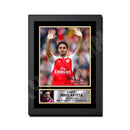 MIKEL ARTETA 2 Limited Edition Football Player Signed Print - Football