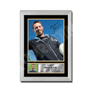 MIKE BLAIR 2 Limited Edition Rugby Player Signed Print - Rugby
