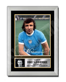 MIKE SUMMERBEE 2 Limited Edition Football Player Signed Print - Football