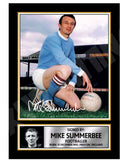 MIKE SUMMERBEE (1) Limited Edition Football Player Signed Print - Football