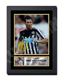 MIKE WILLIAMSON 2 Limited Edition Football Player Signed Print - Football