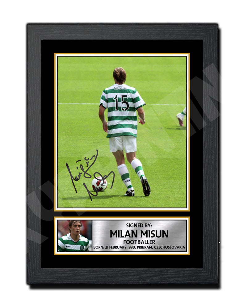 MILAN MISUN Limited Edition Football Player Signed Print - Football