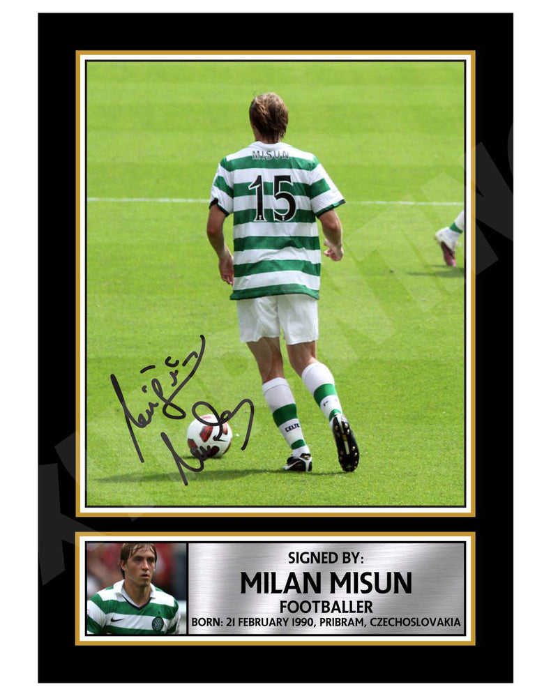 MILAN MISUN Limited Edition Football Player Signed Print - Football