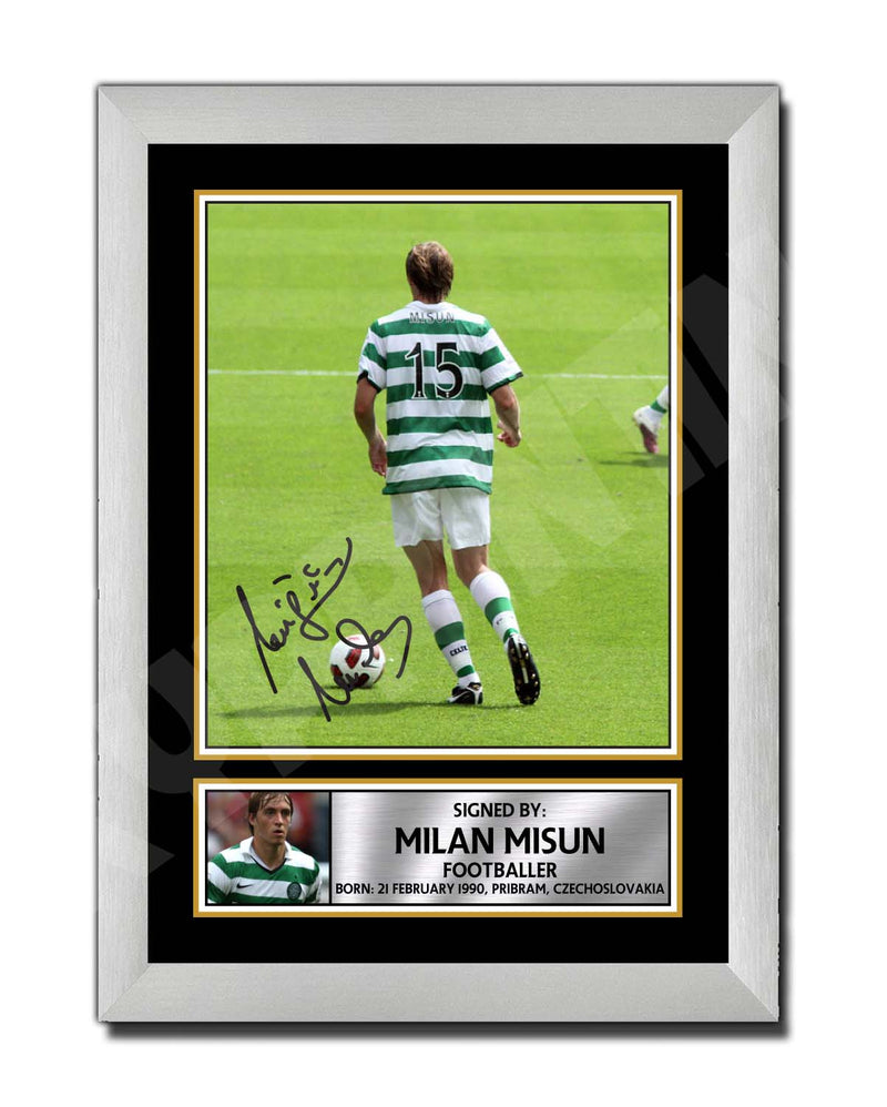 MILAN MISUN Limited Edition Football Player Signed Print - Football