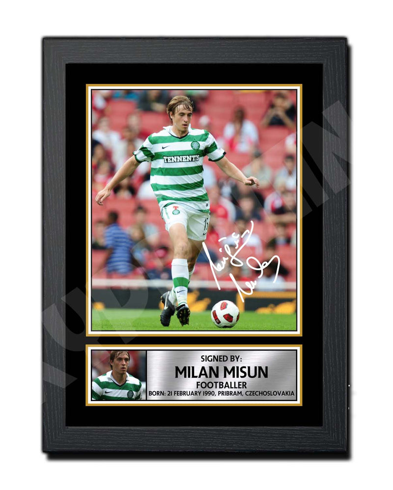 MILAN MISUN 2 Limited Edition Football Player Signed Print - Football