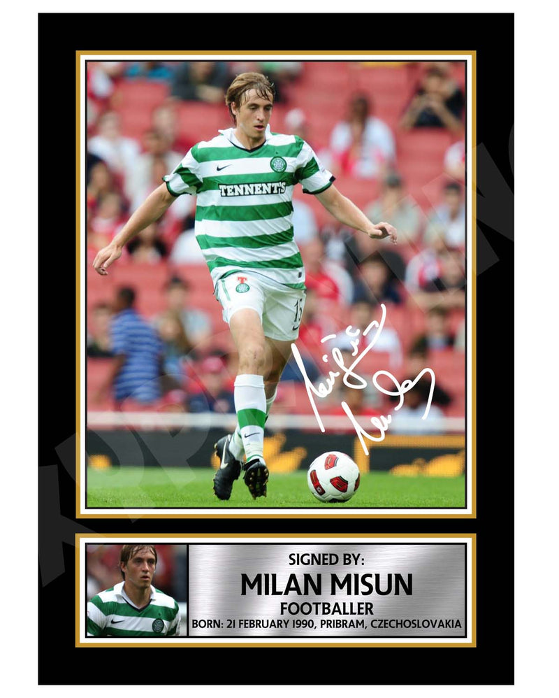 MILAN MISUN 2 Limited Edition Football Player Signed Print - Football