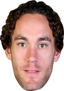 MILITO Barcelona Footballer Celebrity Face Mask Fancy Dress Cardboard Costume Mask