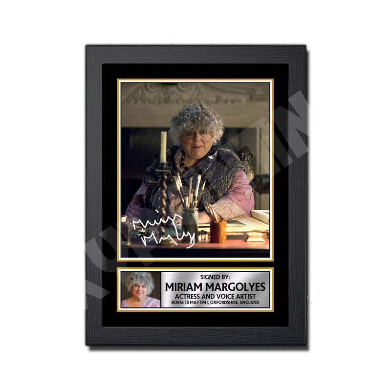 MIRIAM MARGOLYES 2 Limited Edition Tv Show Signed Print
