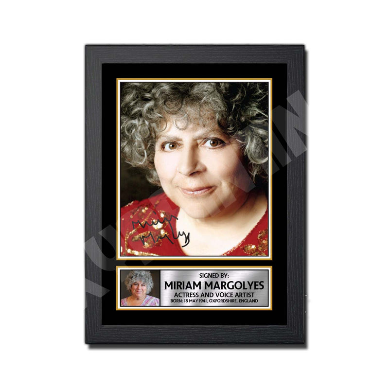 MIRIAM MARGOLYES (1) Limited Edition Tv Show Signed Print