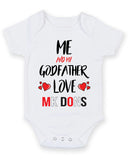 Me and My Godfather Love MK DONS Personalised FOOTBALL TEAM Baby Grow