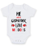 Me and My Godmother Love MK DONS Personalised FOOTBALL TEAM Baby Grow